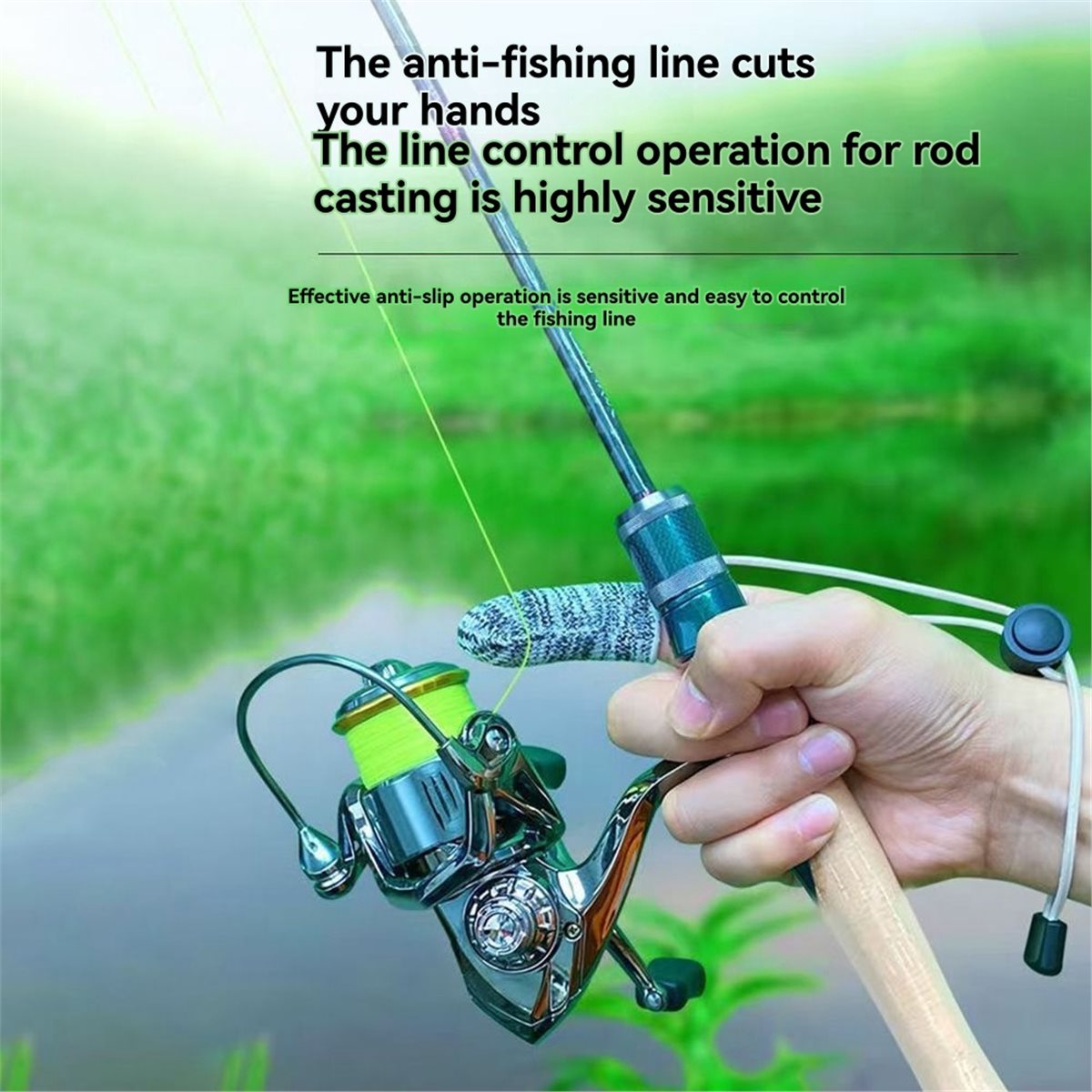 Fishing Gloves - 新入荷 釣り用手袋 耐切創性 シングルフィンガー保護カバー アウトドア遠投釣り用 コントロールライン対応