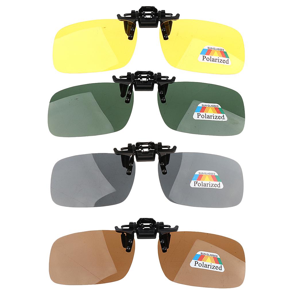 フレームレスクリップオンサングラス 偏光レンズ 軽量 耐傷性 - Fishing Sunglasses Polarized のレビューと価格