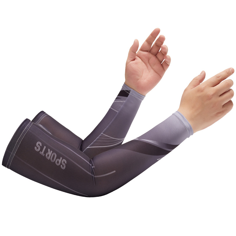 サイクリングアイススリーブ男性用サマースポーツ紫外線防止カフ - Fishing Gloves のレビューと価格