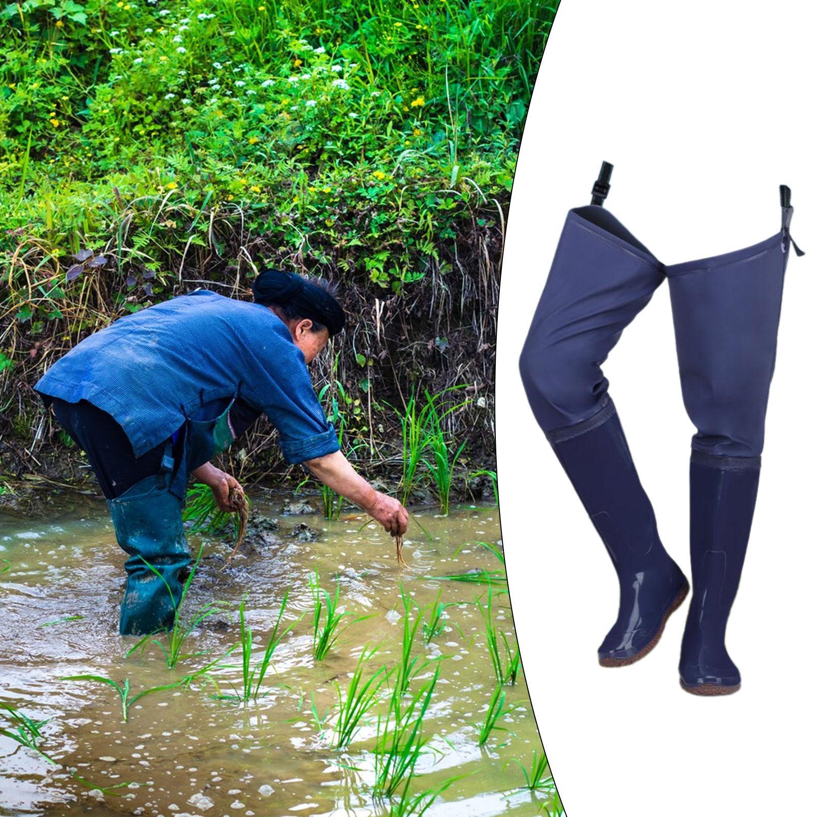 ブーツフットヒップウェーダー耐摩耗性軽量防水釣り用ズボン通気 - Fishing Waders のレビューと価格