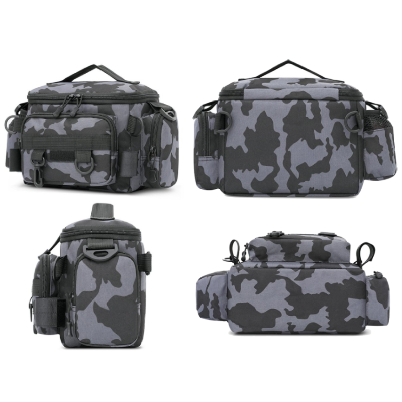 屋外戦術ウエストバッグ多機能ウエストチェストクロスボディバッ - Fishing Backpack のレビューと価格