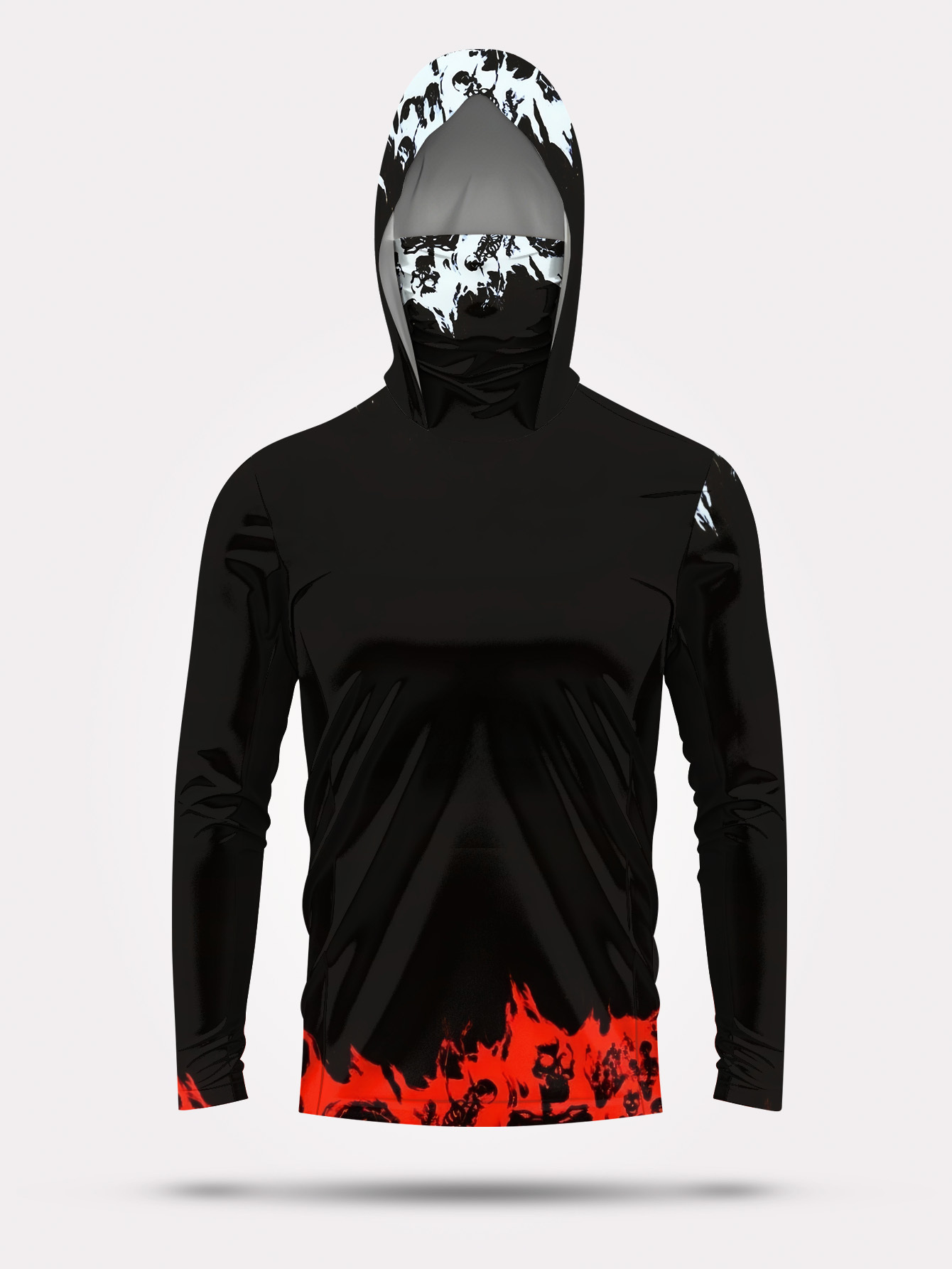 男性フード付き釣りシャツ長袖釣り服釣り t シャツ uv 保 - Fishing Hoodie のレビューと価格
