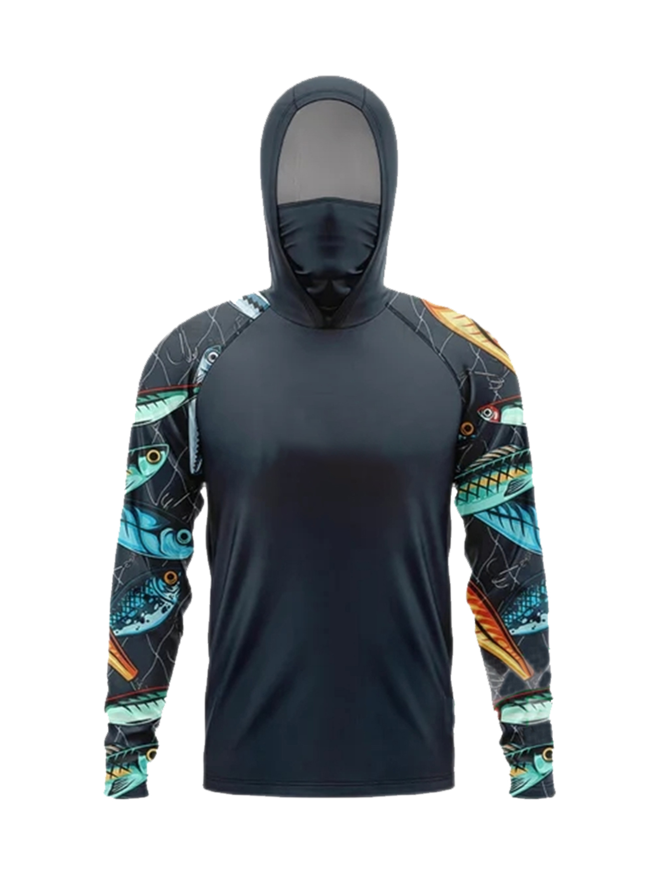 メンズフィッシングフーディーシャツ UPF 50+ 速乾性パ - Fishing Hoodie のレビューと価格