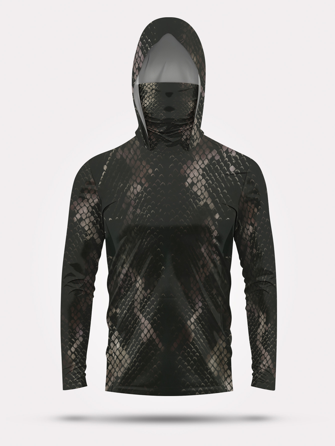 メンズフィッシングフード付き長袖迷彩柄日焼け止め通気性UVカ - Fishing Hoodie のレビューと価格