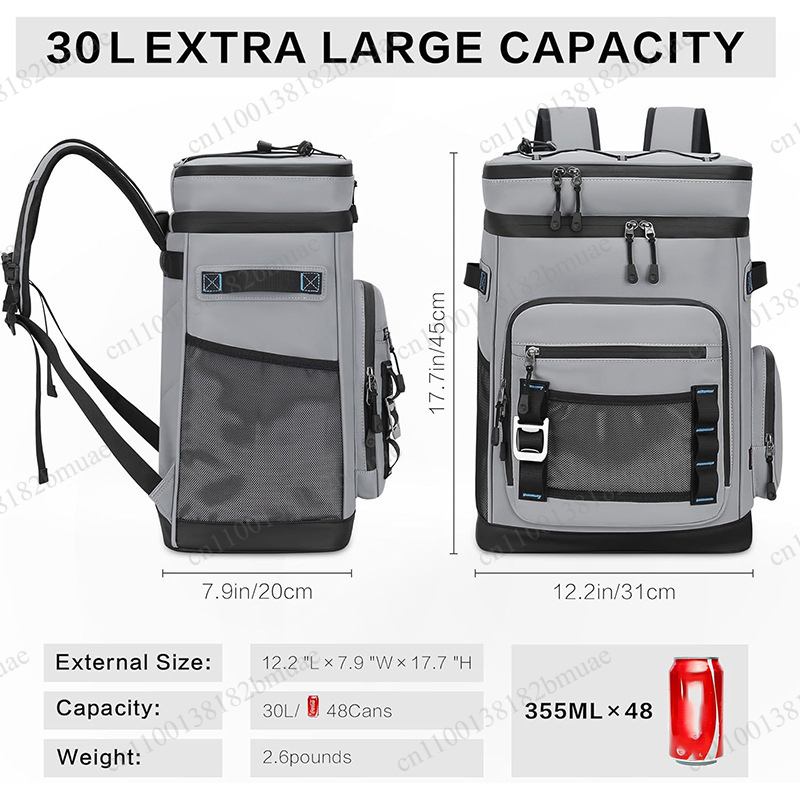男女兼用 防水クーラーリュックサック キャンプ、ビーチ、釣り - Fishing Bag Waterproof のレビューと価格