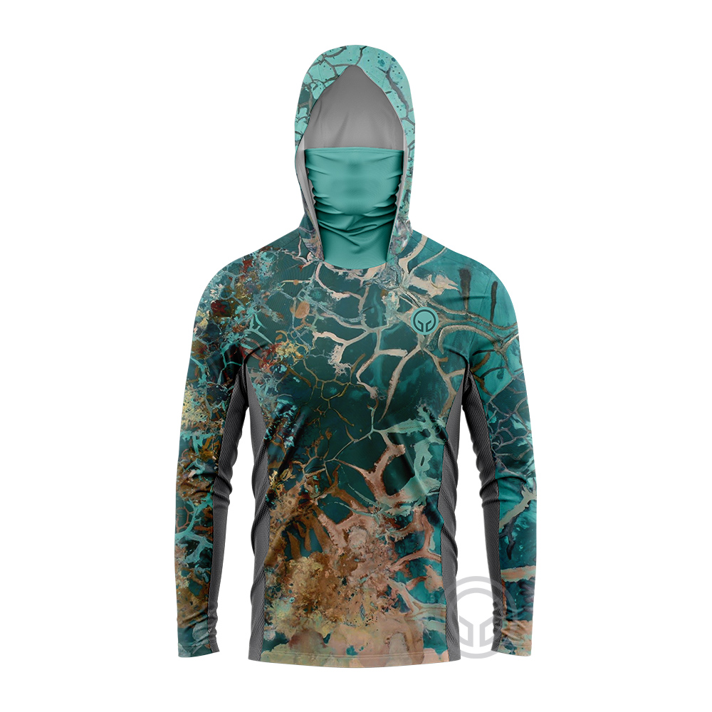 UPF50+ 日焼け防止メンズフィッシングフーディー カラフ - Fishing Hoodie のレビューと価格